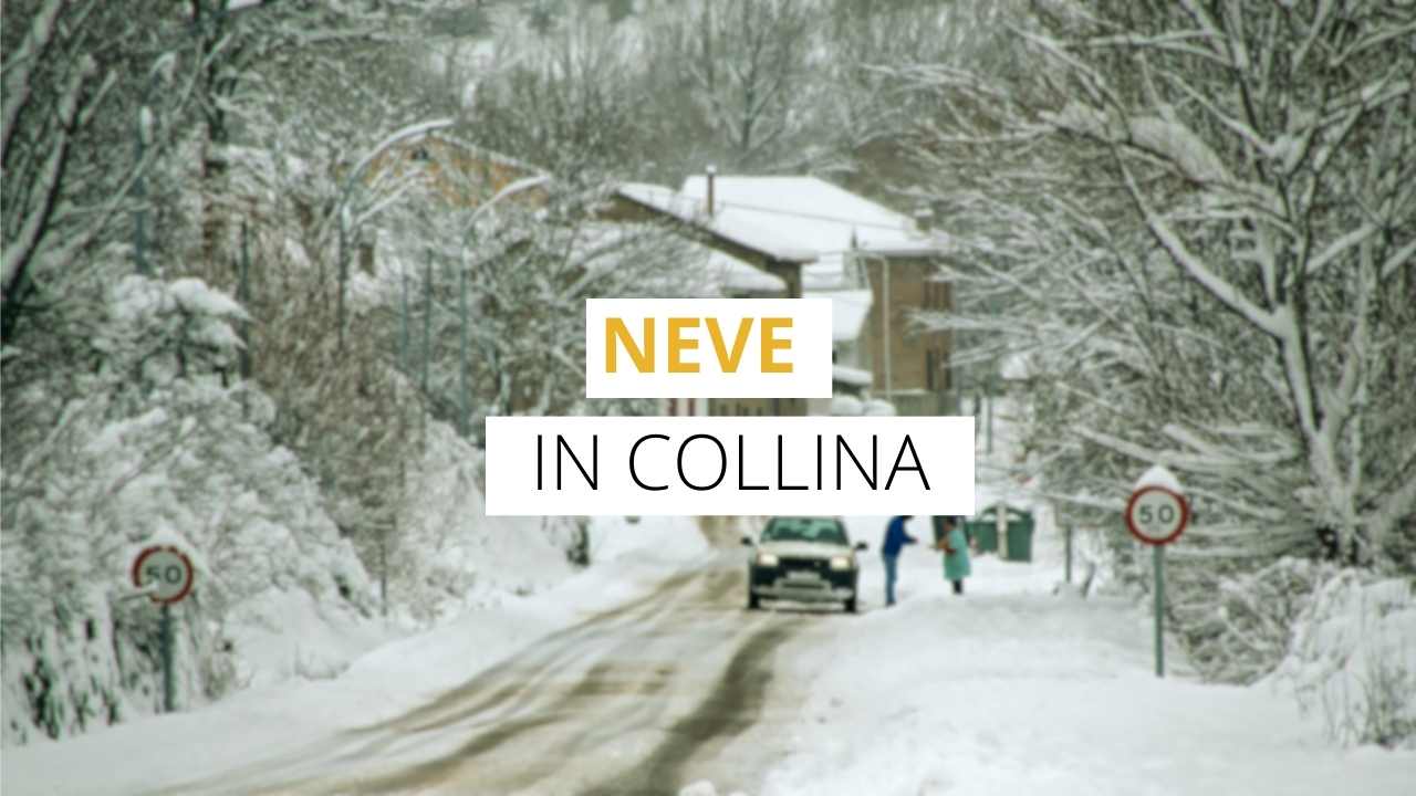 Neve in collina