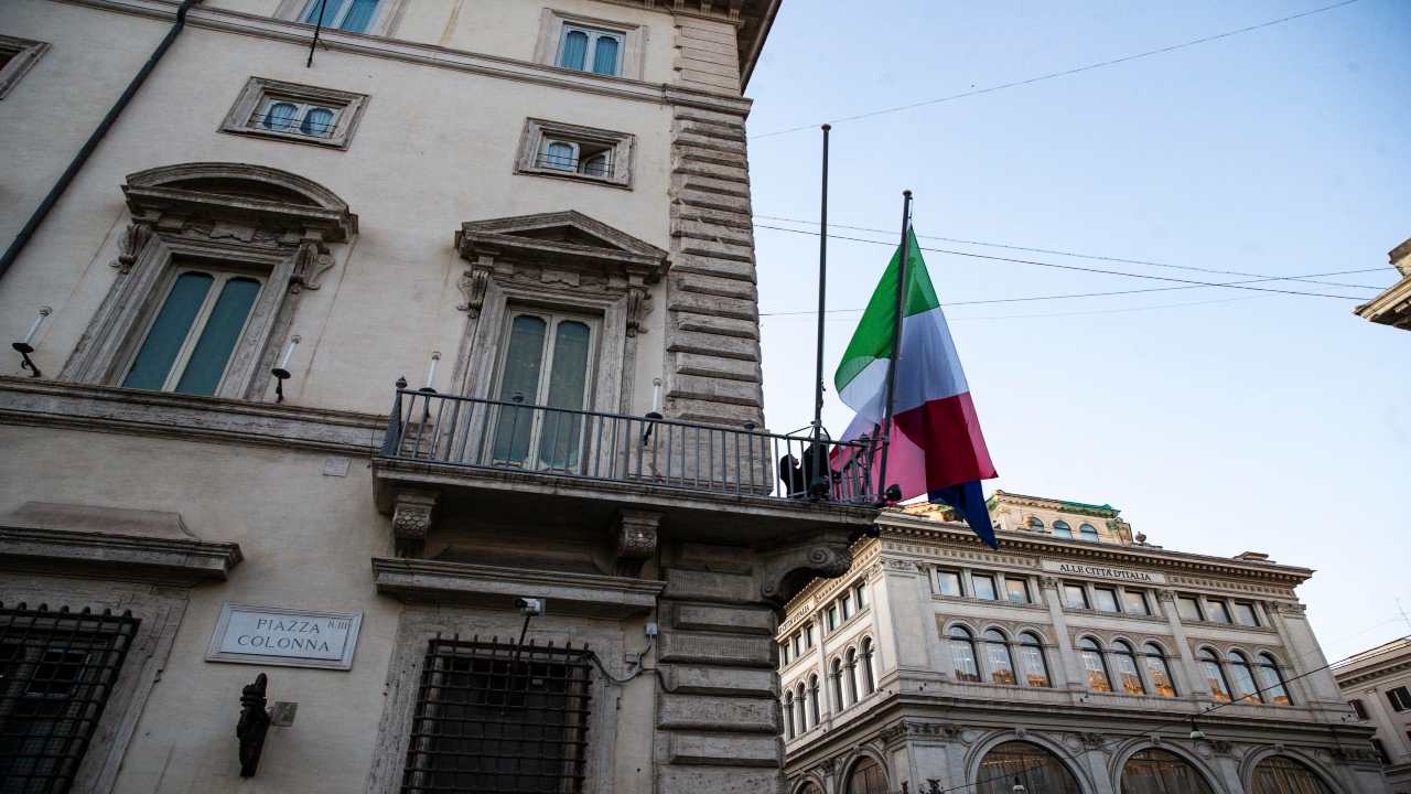 Palazzo Chigi luogo in cui si terrà il Consiglio dei ministri del primo maggio