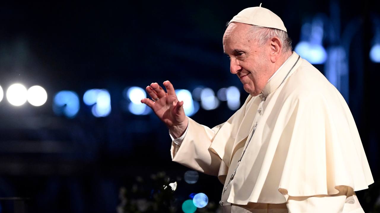 Papa Francesco al Colosseo