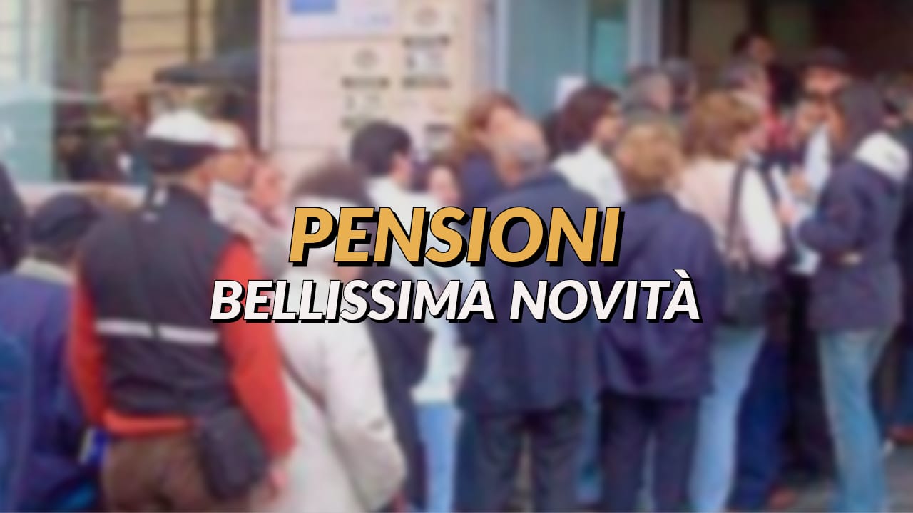 Pensionati in fila