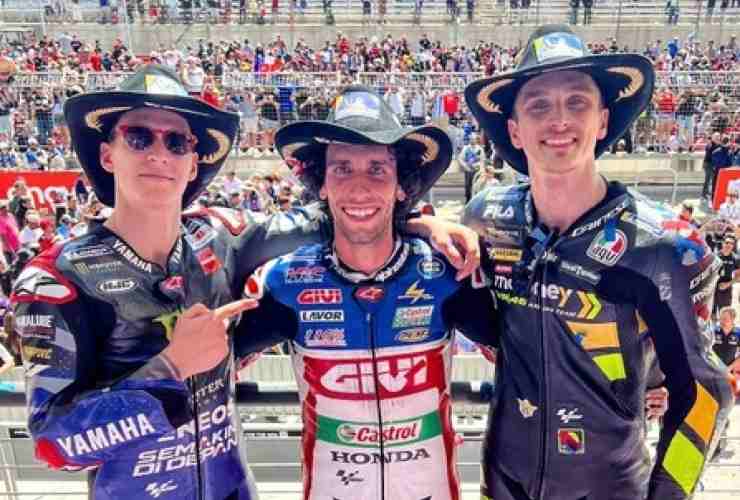 Quartararo, Rins e Marini