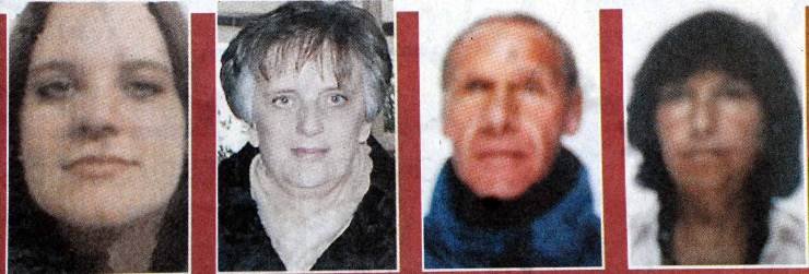 Raffaella Castagna, sua madre, Paola Galli, il ferito Mario Frigerio e la vicina di casa Valeria Cherubini