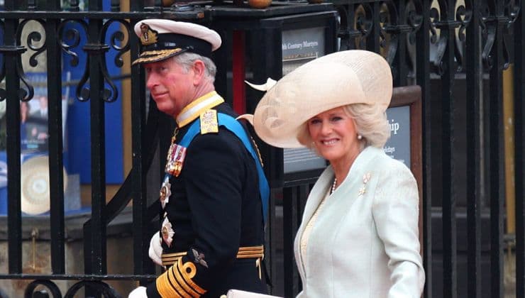 Re Carlo e la consorte Camilla