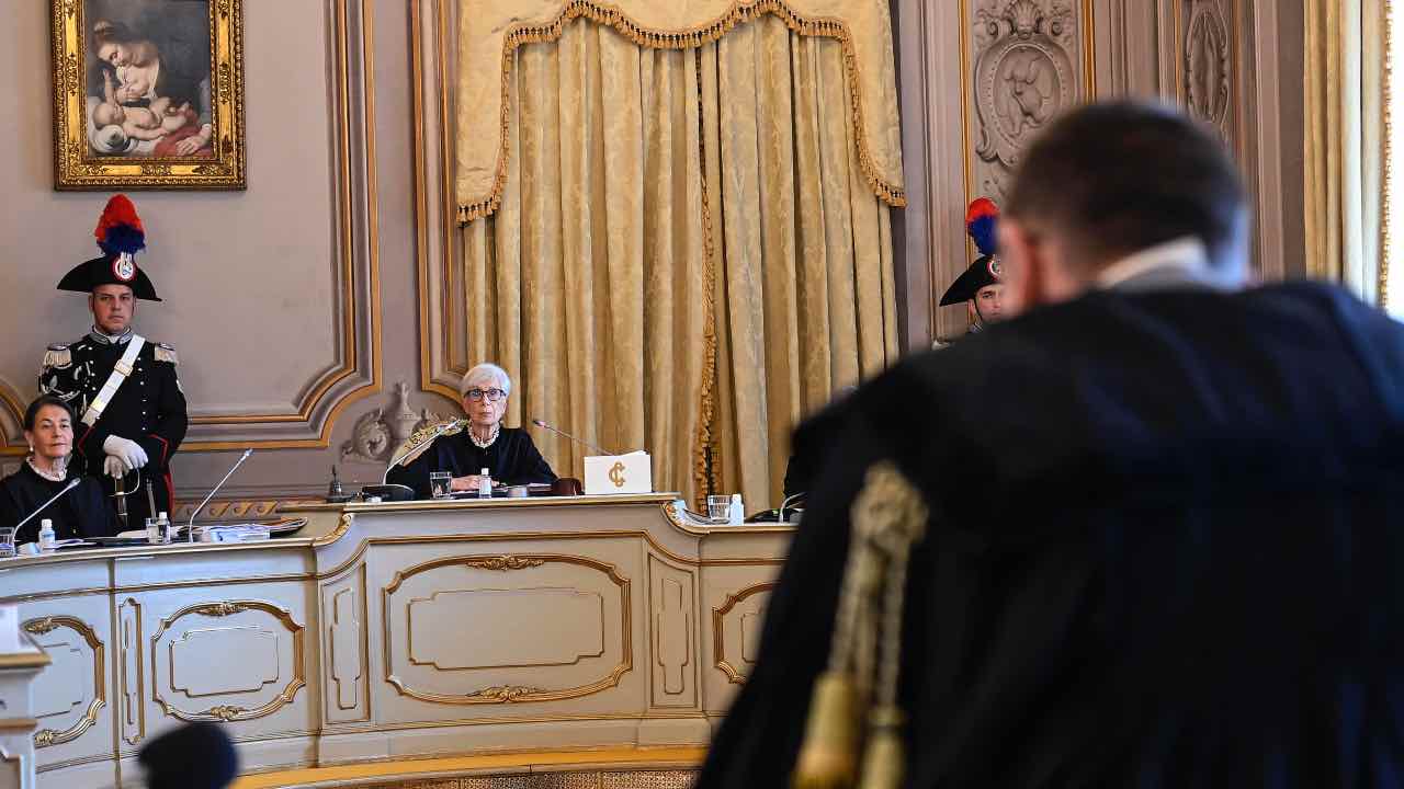 Roma, udienza pubblica della Consulta