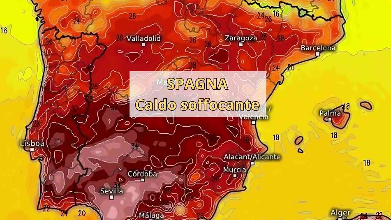 Spagna caldo soffocante