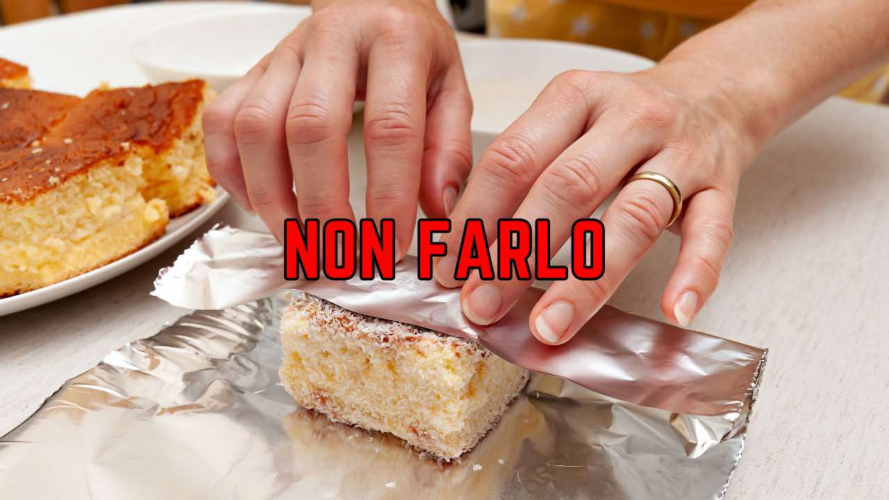 Torta nella carta stagnola