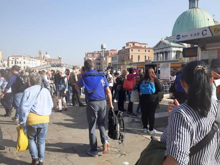 Turisti a Venezia