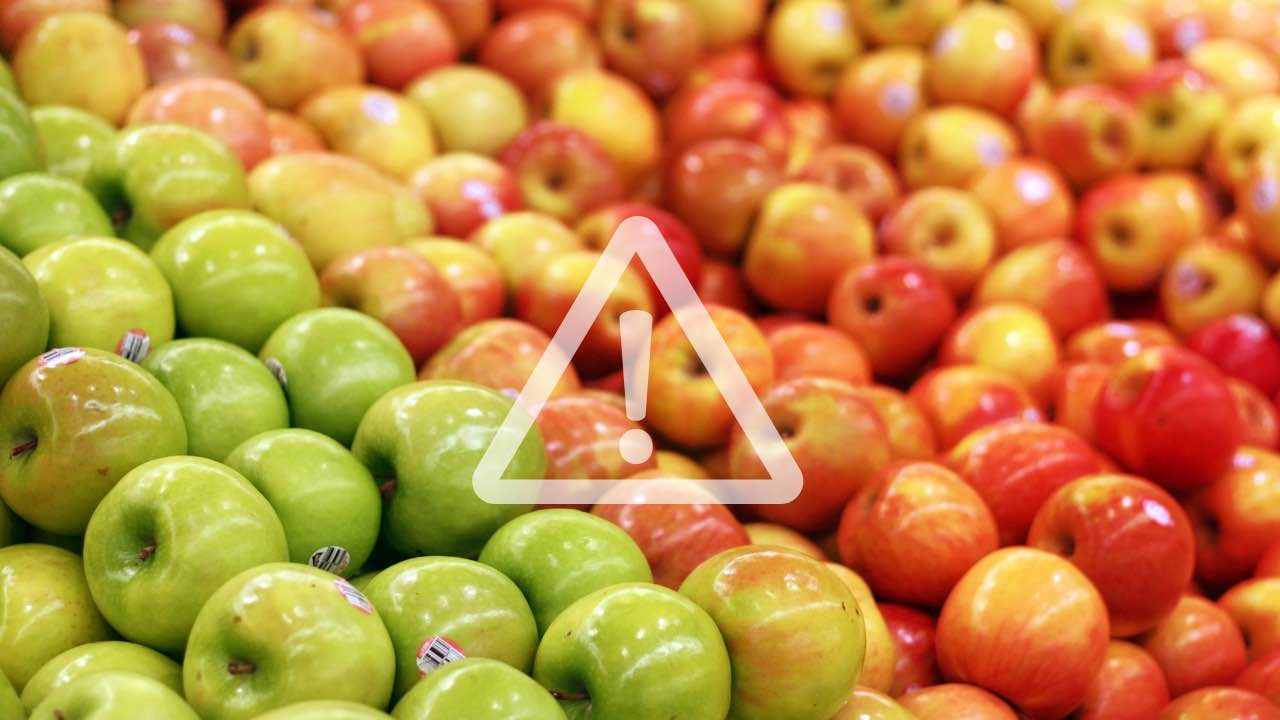 Varie mele fruttivendolo Varie mele fruttivendolo