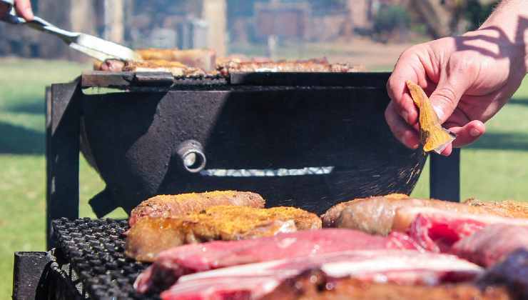 Barbecue in giardino 