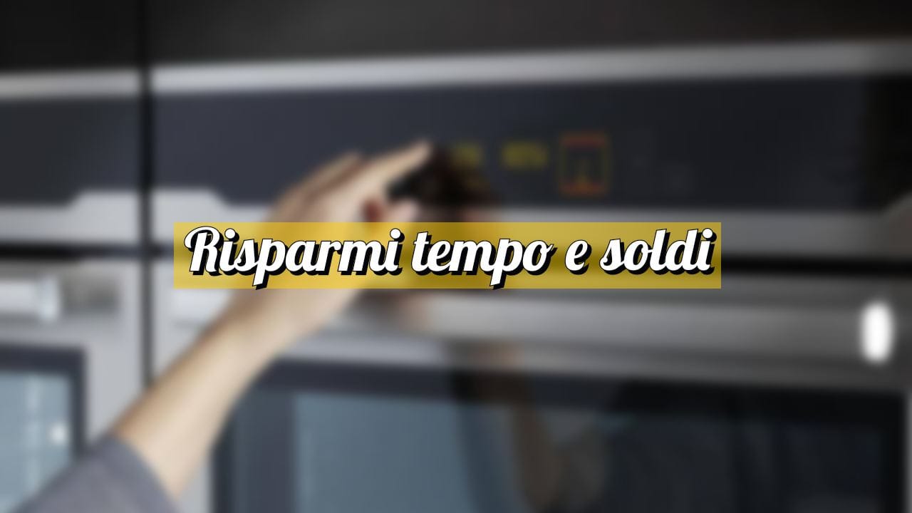 Forno, questo pulsante ti farà risparmiare in bolletta