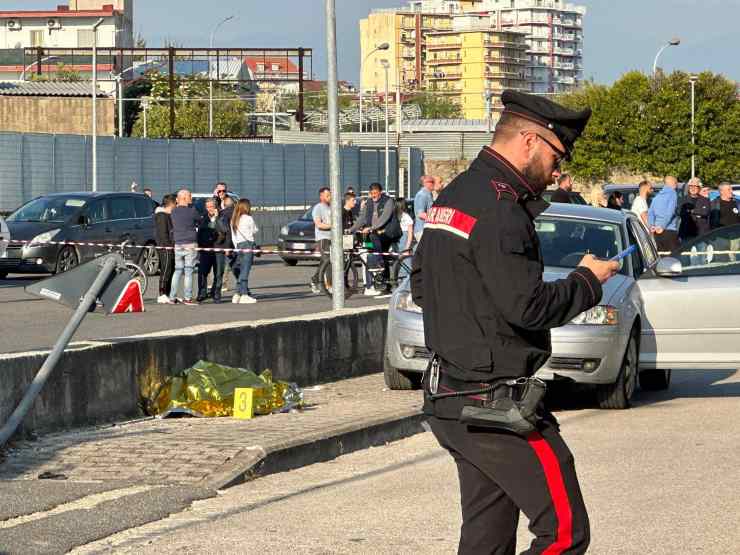 I rilievi sul luogo della tragedia 