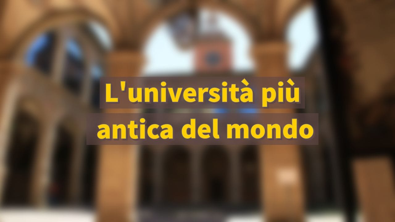 L'università più antica del mondo si trova in Italia