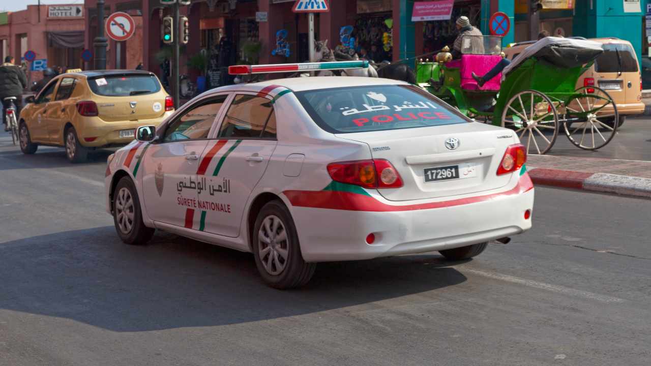 Auto polizia marocchina