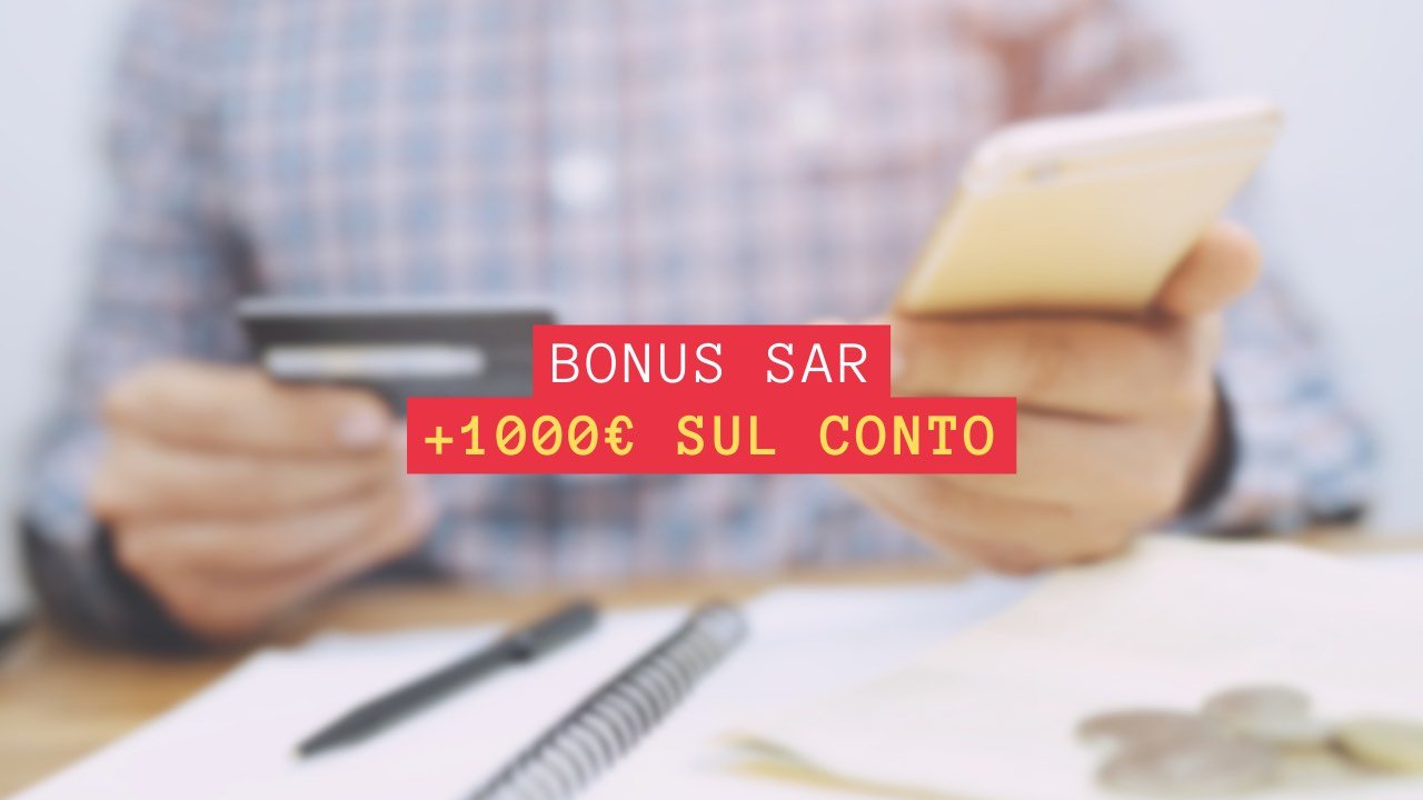 Bonus sar soldi conto