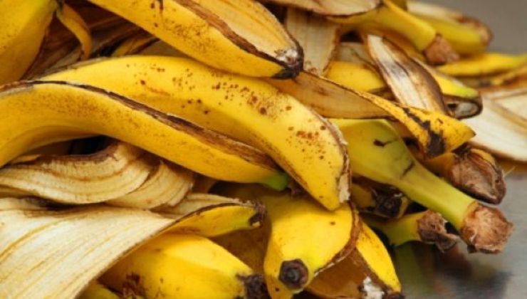 Cáscaras de plátano como fertilizante natural