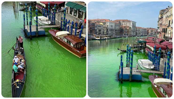 Canal Grande verde