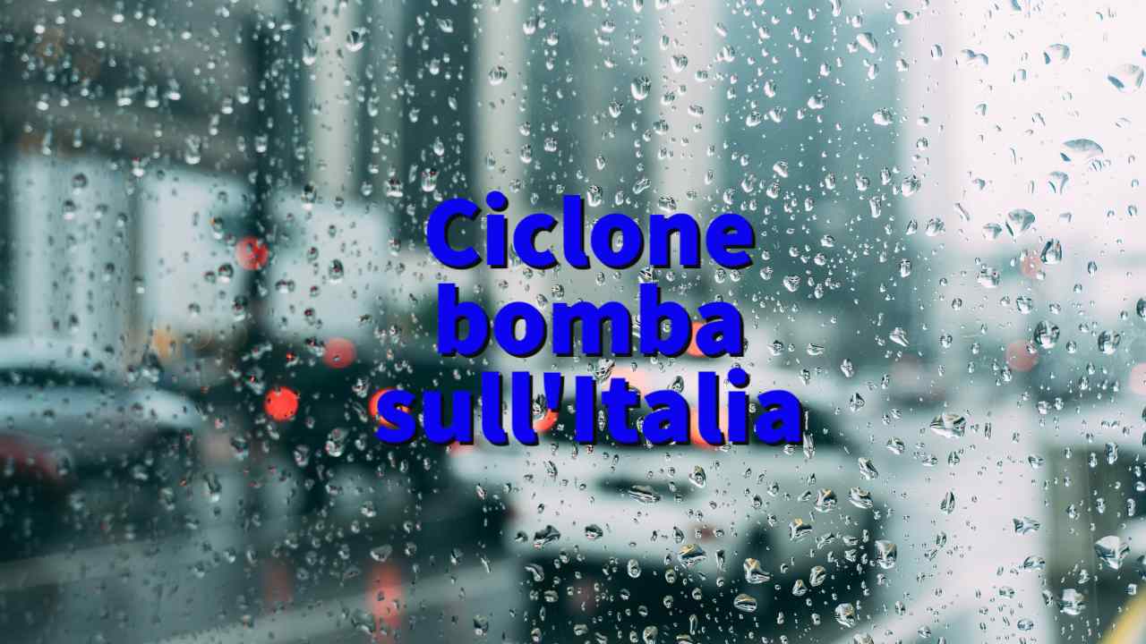 Ciclone bomba sull'Italia