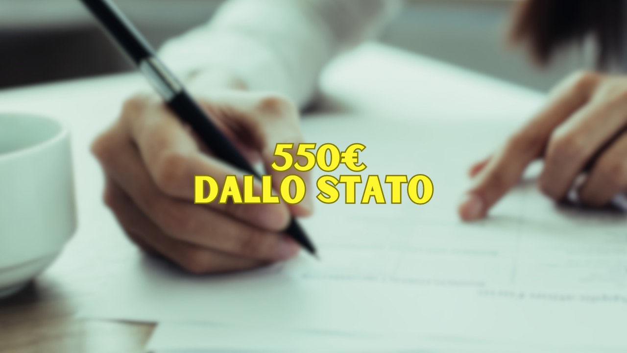 Domanda 550€ allo Stato