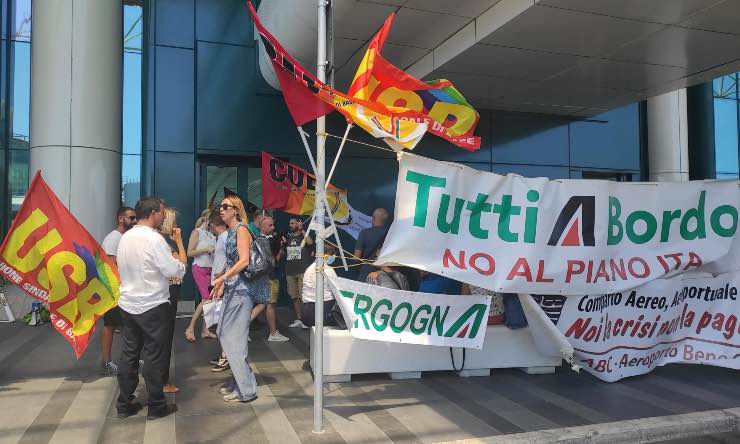 Fiumicino, sciopero sindacati