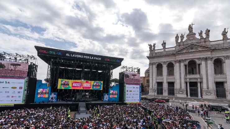 Il concerto del Primo maggio a Roma