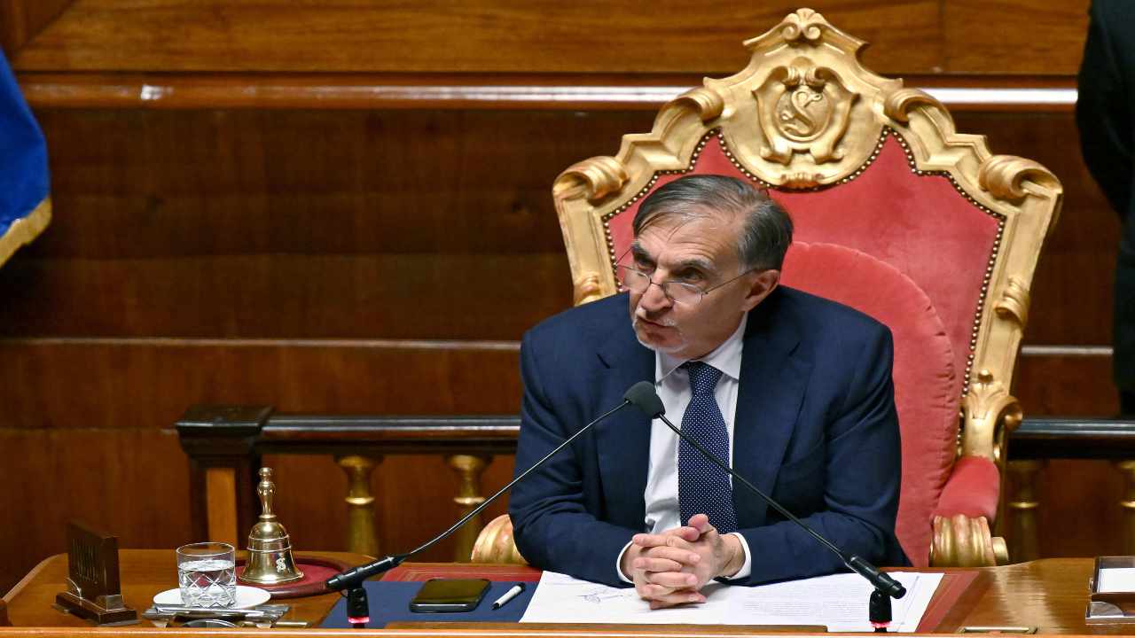 Il Presidente del Senato, Ignazio La Russa