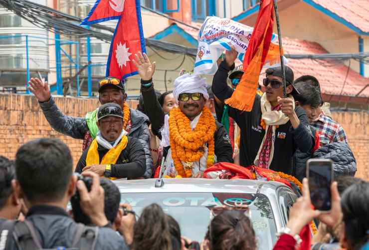 Magar per la Capitale del Nepal