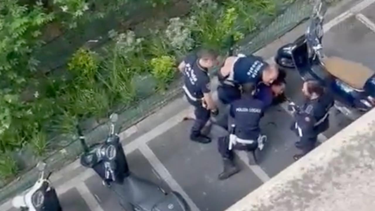 Milano, video dell'arresto