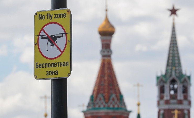 Mosca, segnale No Drone Zone al Cremlino