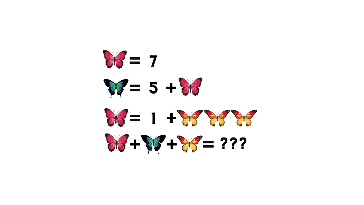 test logico matematico della farfalla