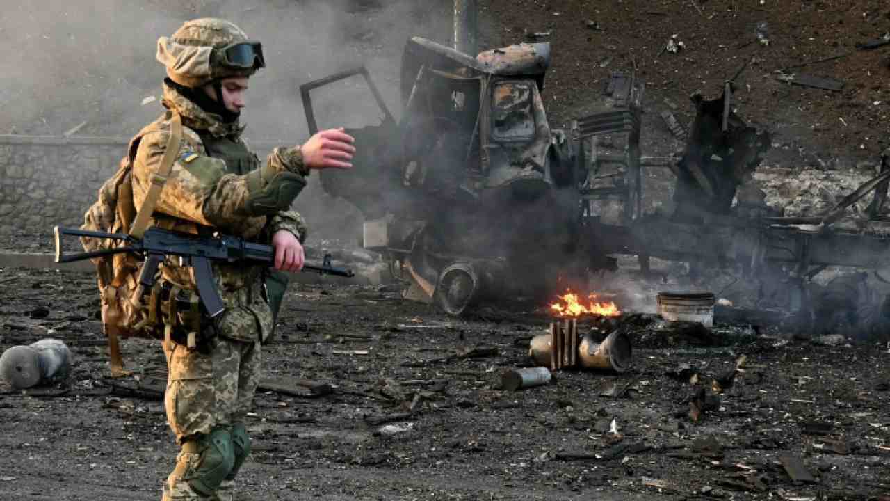 Soldato nelle zone di guerra