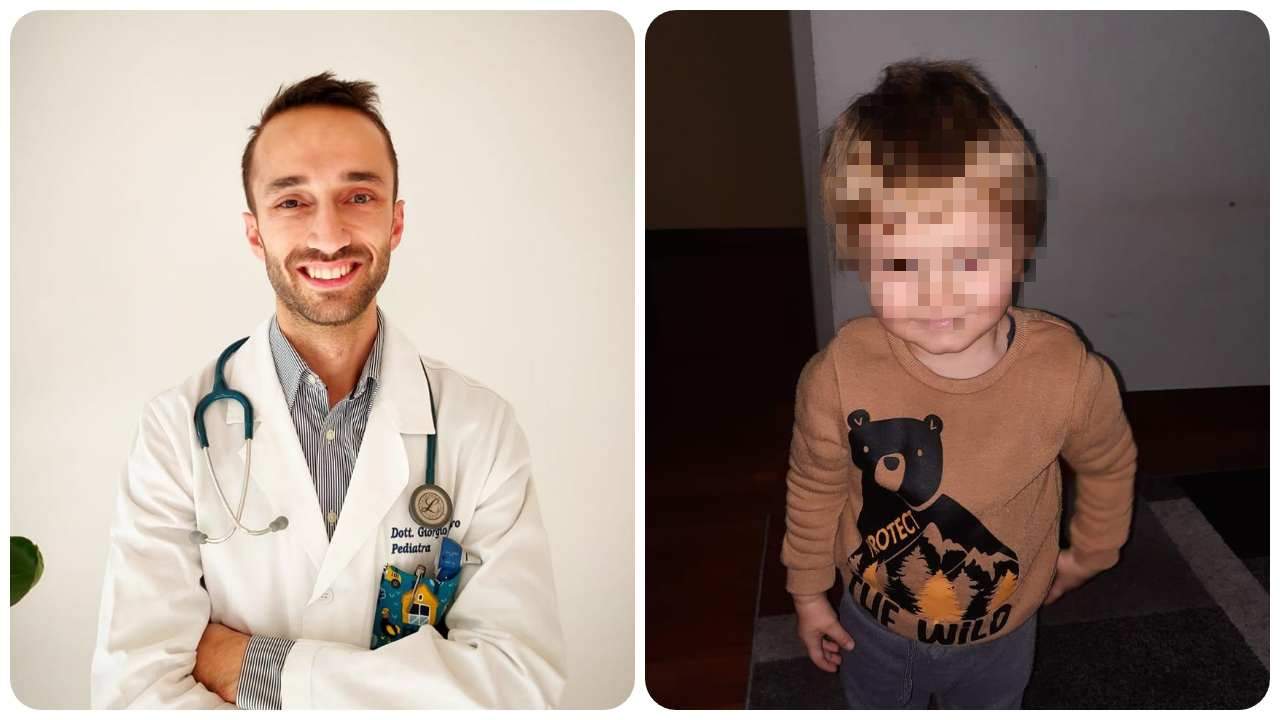 il  dottor Cuffaro e il piccolo Leo