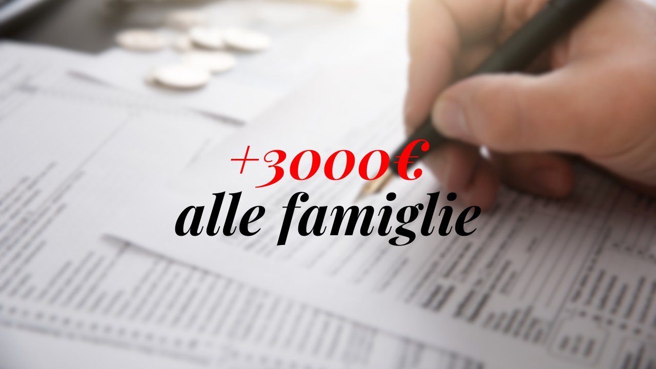 documentazione 3000€ alle famiglie