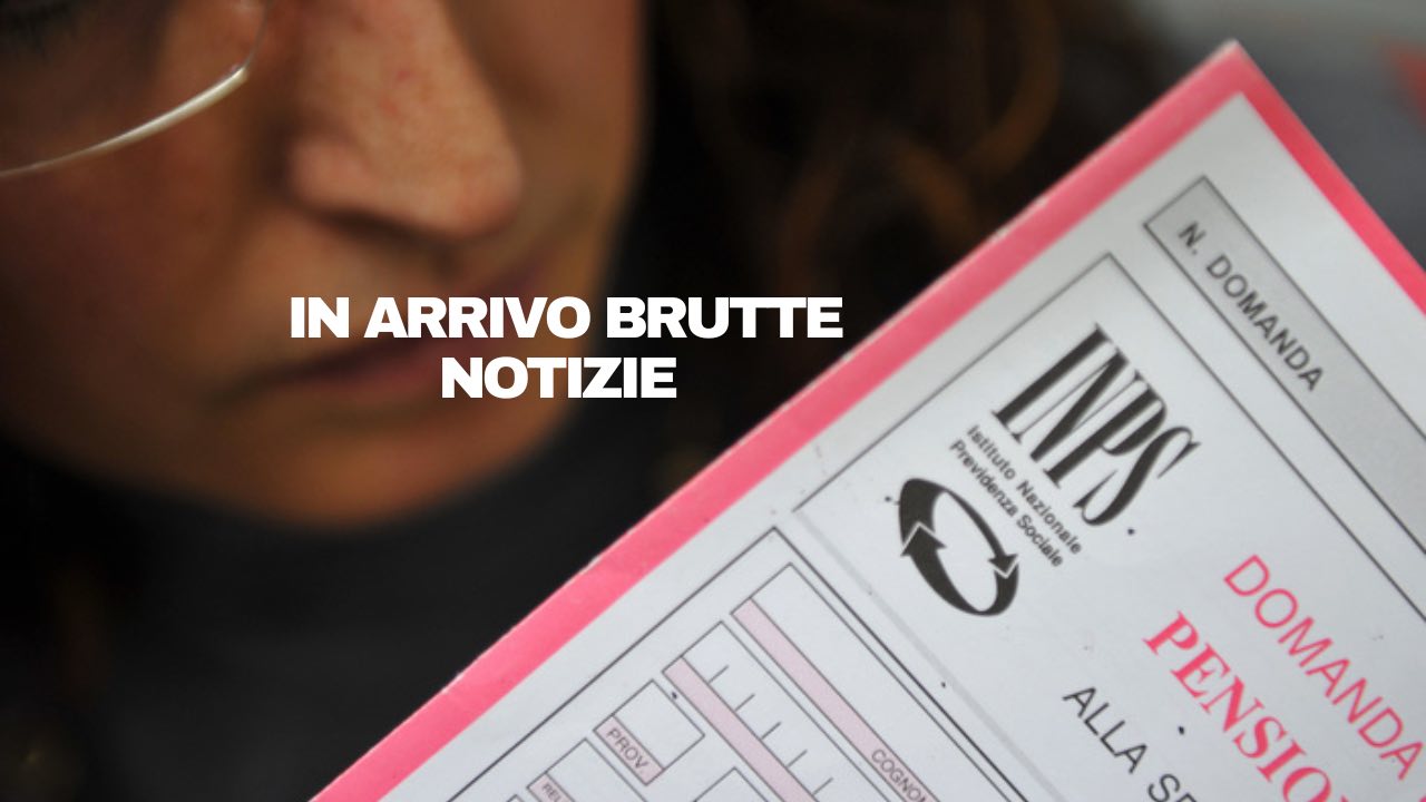 domanda per la pensione