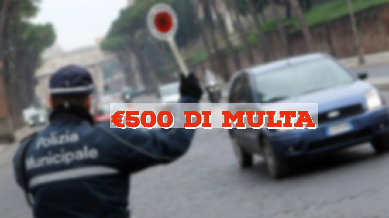 Posti di blocco, attenzione alla multa da 500 euro