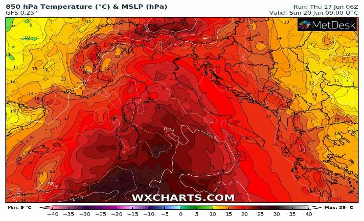 meteo luglio 2007