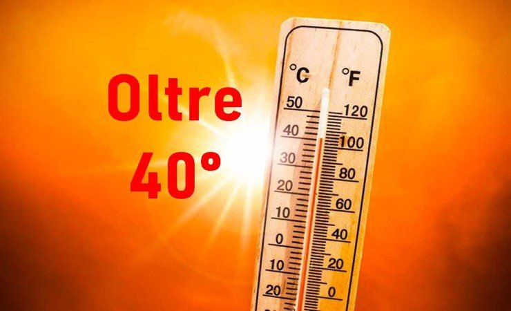 Meteo caldo intenso