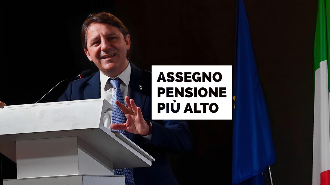 Assegno pensione Pasquale Tridico