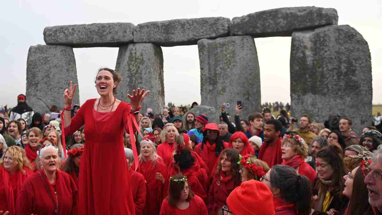 Celebrazioni solstizio d'estate a Stonehenge