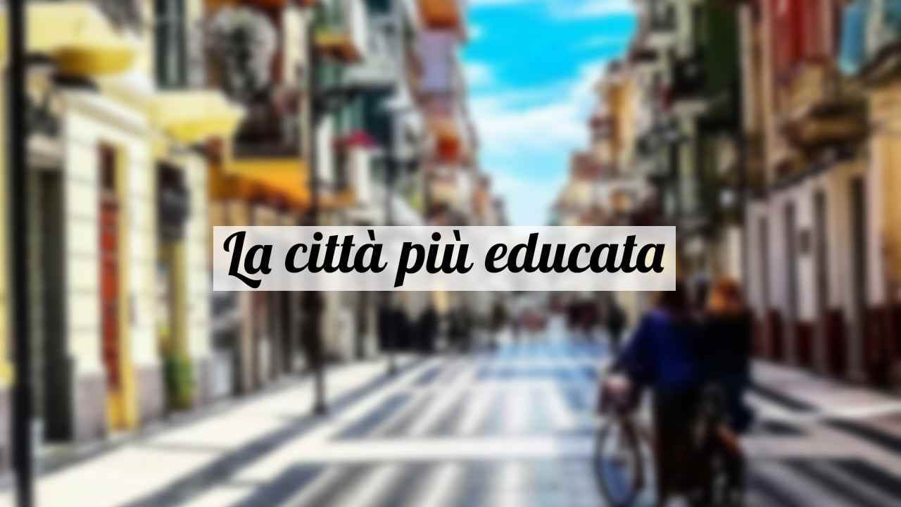 Questa è la città più educata d'Italia