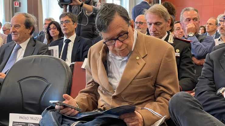 Il Premio Nobel per la Fisica Giorgio Parisi all'evento Einstein Telescope a Cagliari