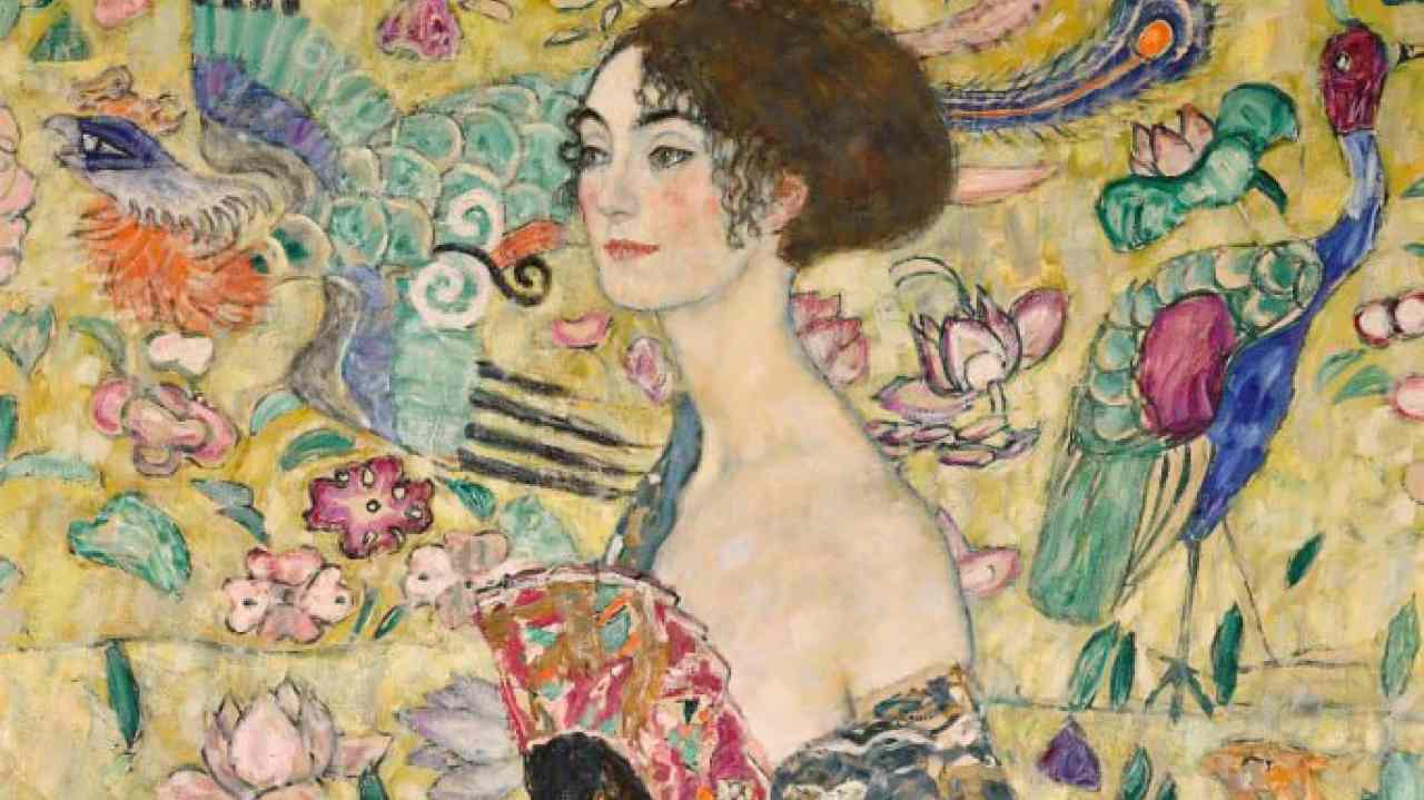 La "Dama con ventaglio" di Klimt