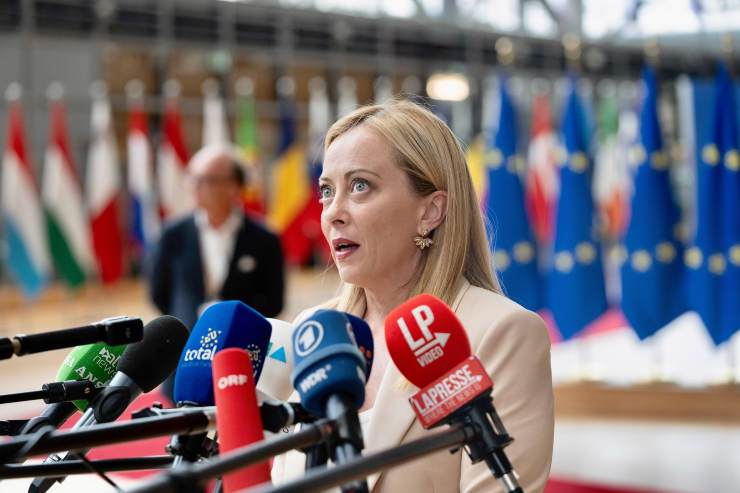 La premier Giorgia Meloni