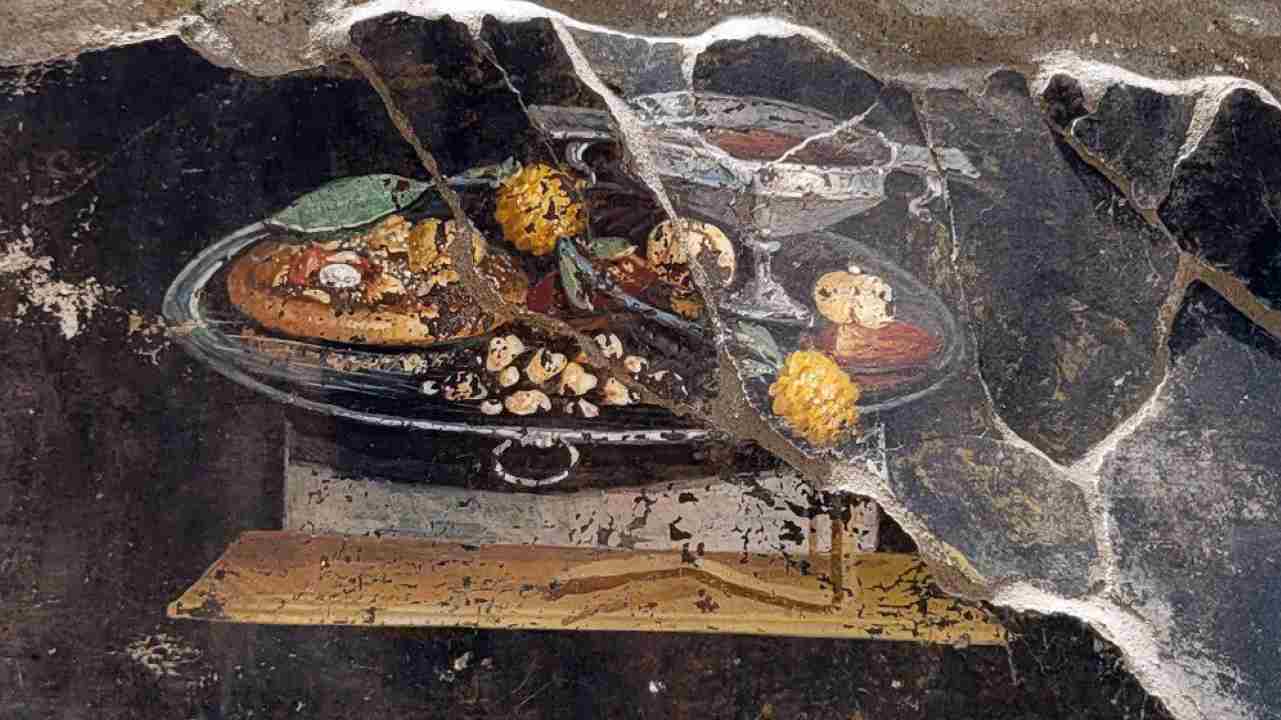 L'affresco scoperto a Pompei