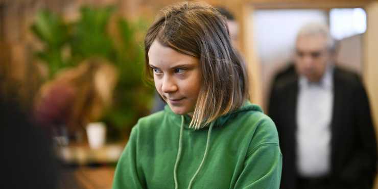 L'attivista Greta Thunberg