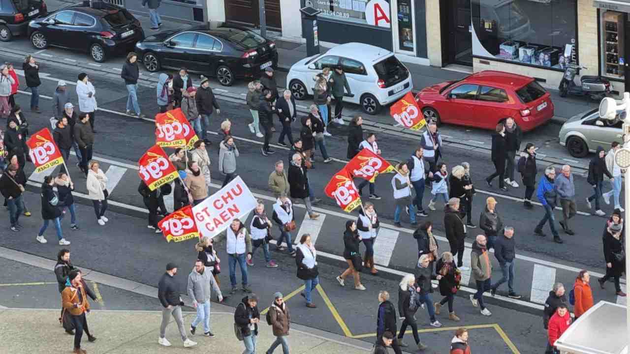 Manifestazione in Francia