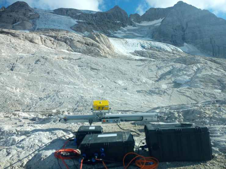 Monitoraggio ghiacciaio della Marmolada
