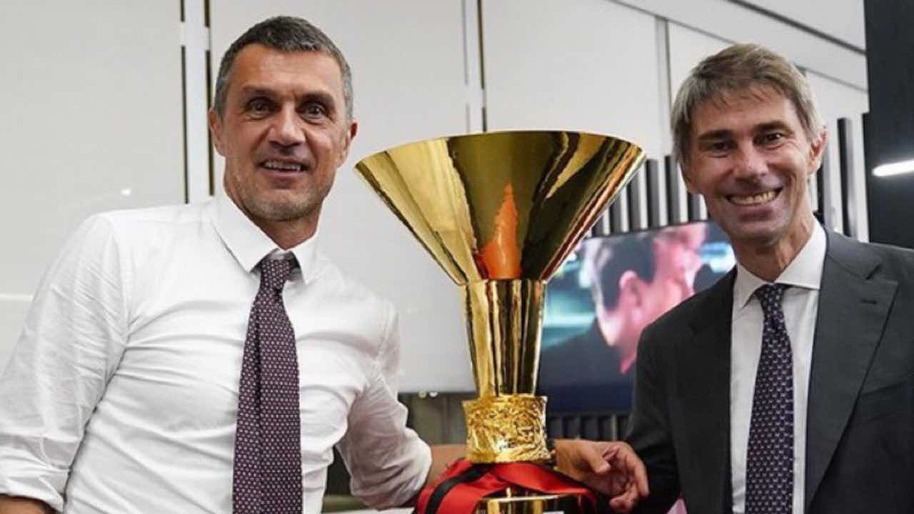 Paolo Maldini e Ricky Massara