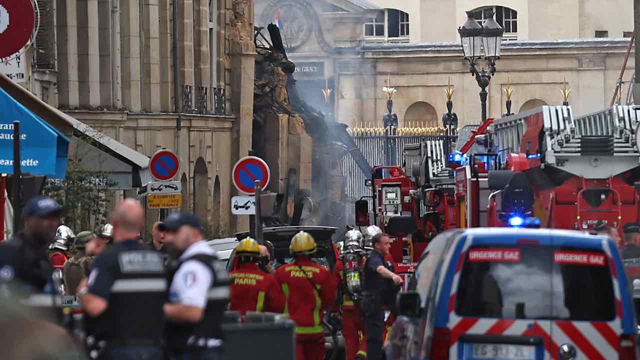 Parigi, zona dell'incendio