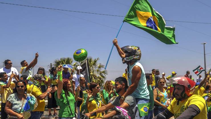 Manifestazione pro Bolsonaro 