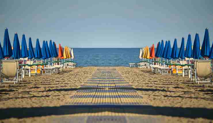 Spiaggia attrezzata